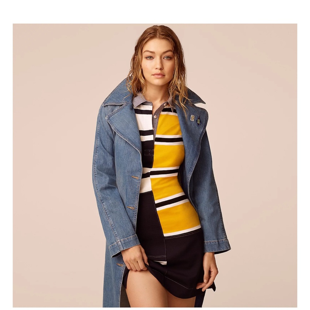 Tommy Hilfiger x Gigi Hadid Rugby shirt dress medium